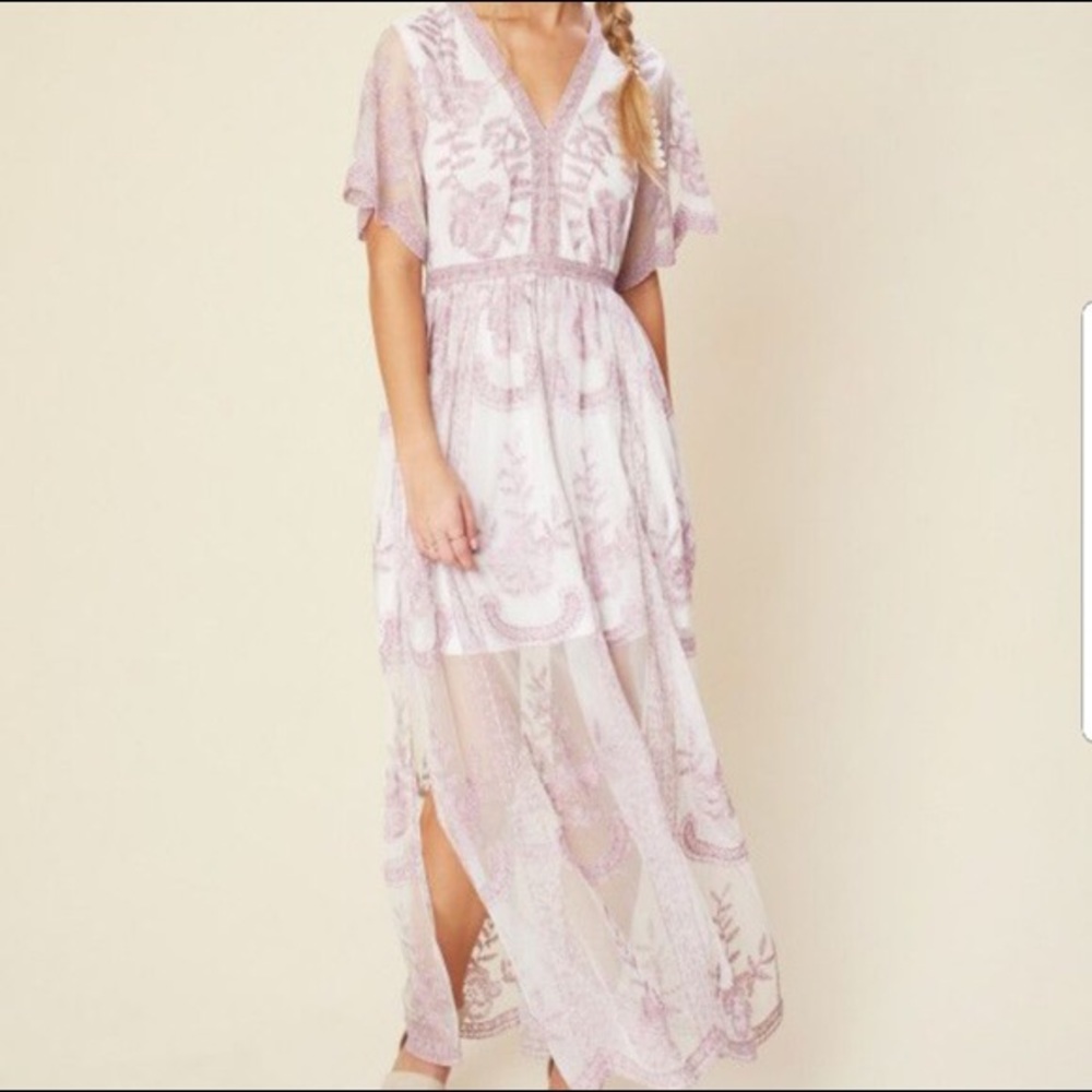 Altar’d State lace maxi dress!